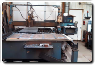 5' x 10' CNC plasma cutting table