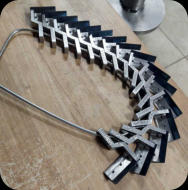 Extruder knives/blades